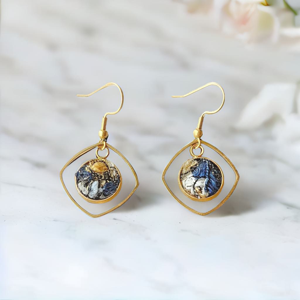 MIRA SQUARE EARRINGS