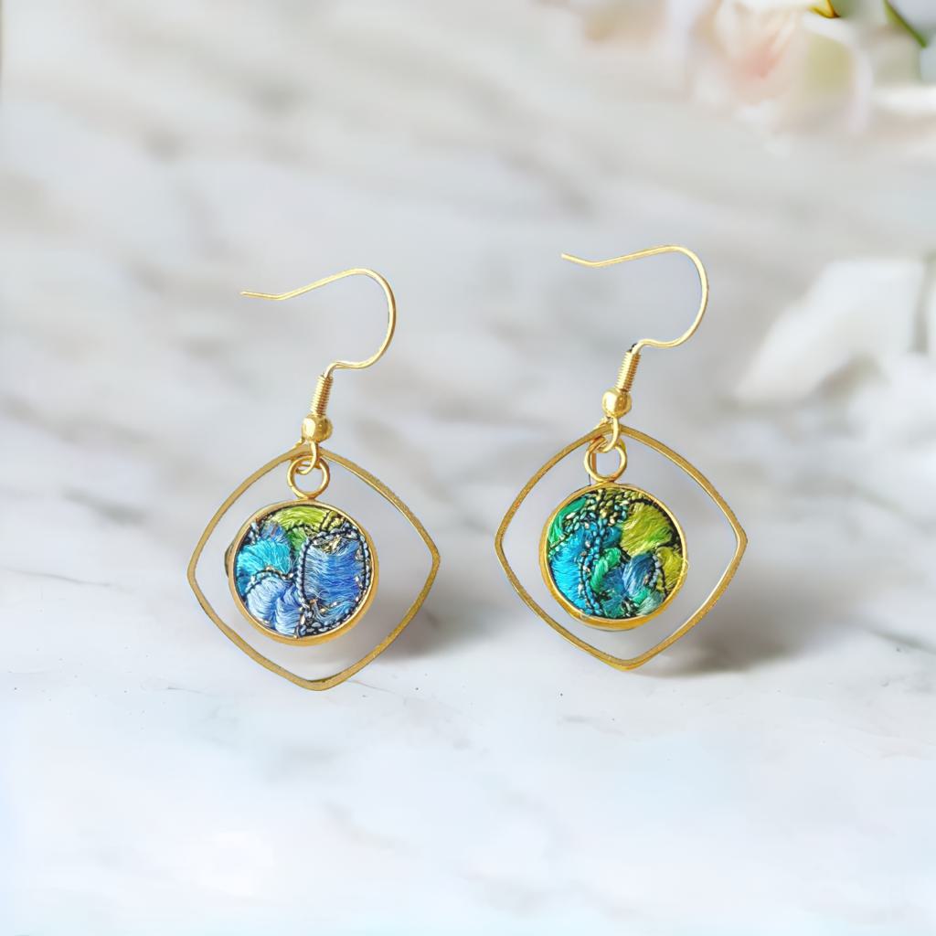 MIRA SQUARE EARRINGS