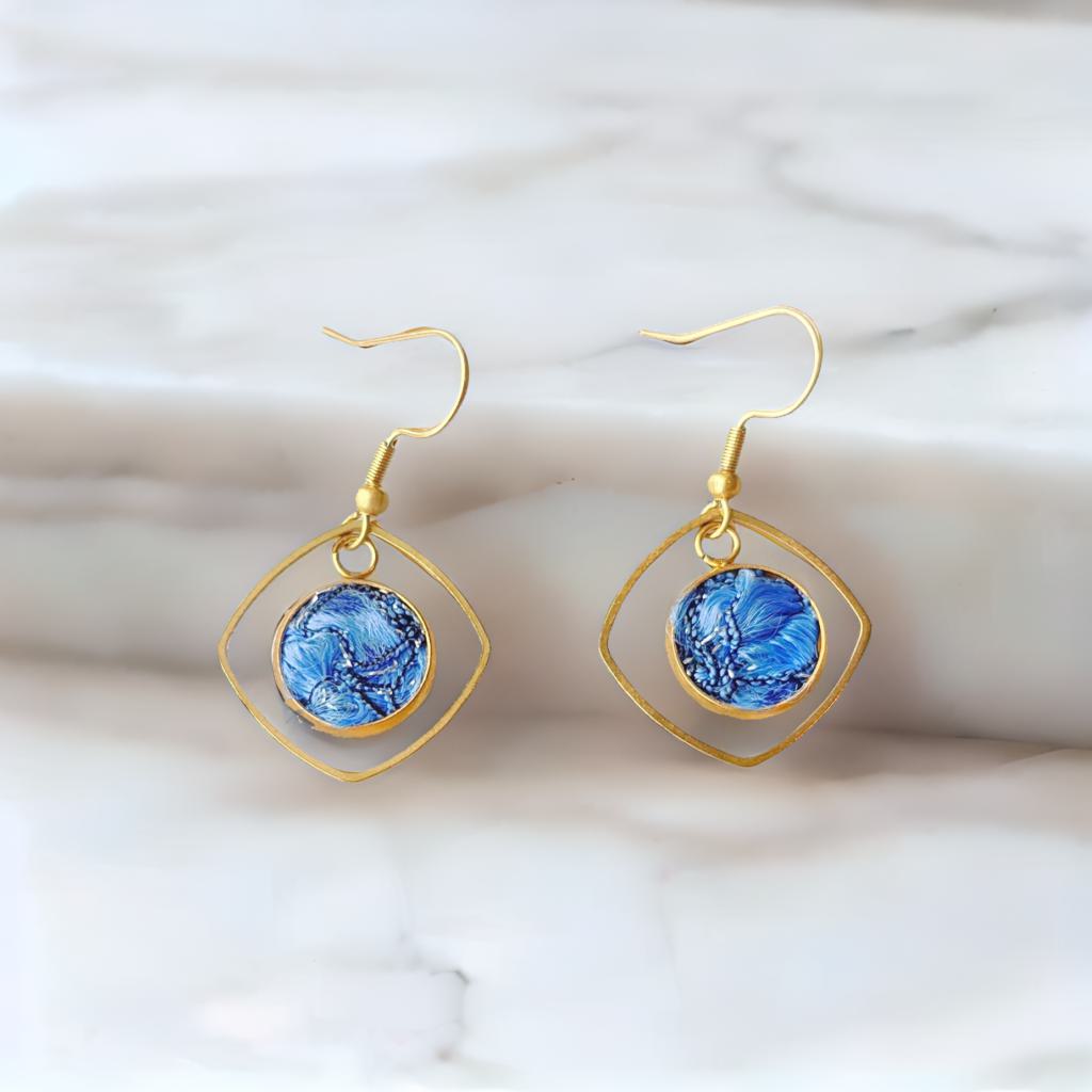 MIRA SQUARE EARRINGS