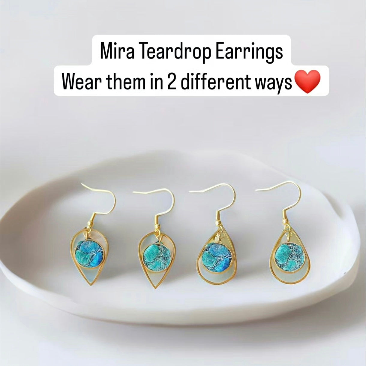 MIRA TEARDROP EARRINGS